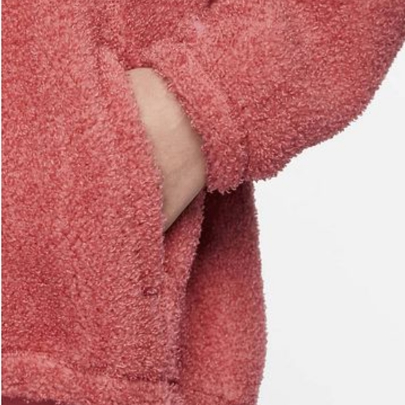 Nike Therma Fit Coral Pink Cozy Pullover Hoodie- NWT - Picture 7 of 14